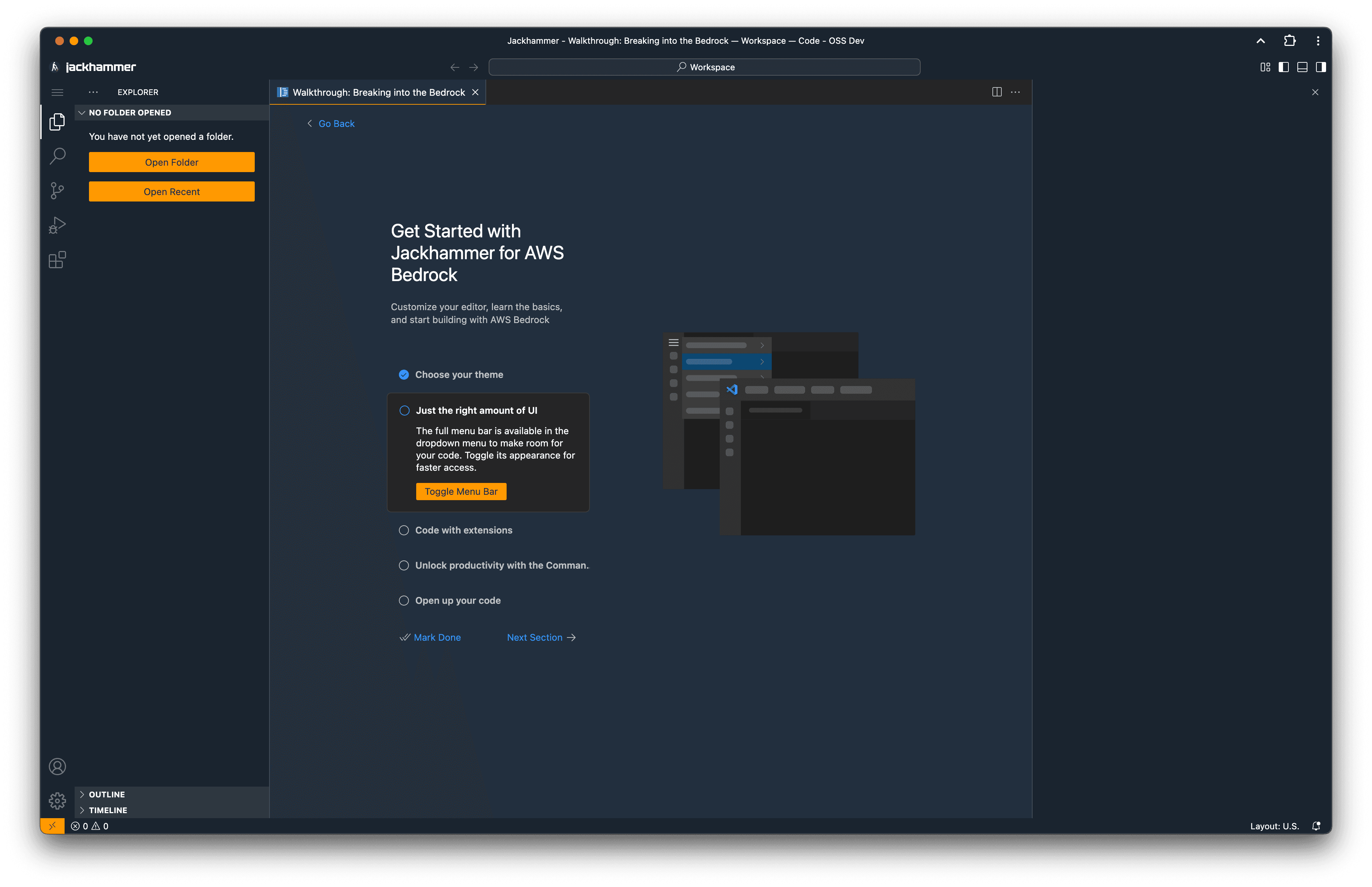 Jackhammer IDE Screenshot
