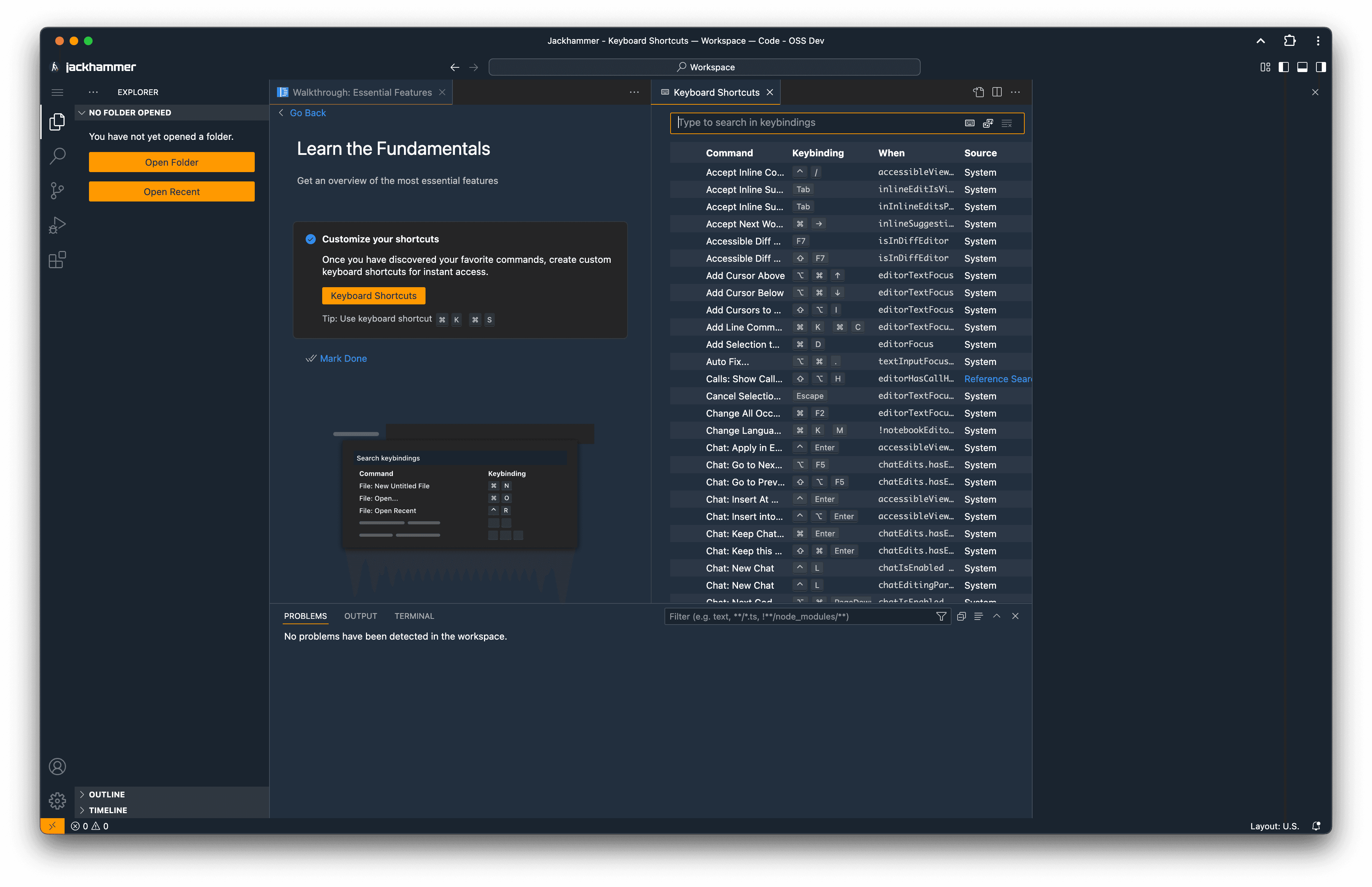 Tab completion feature screenshot